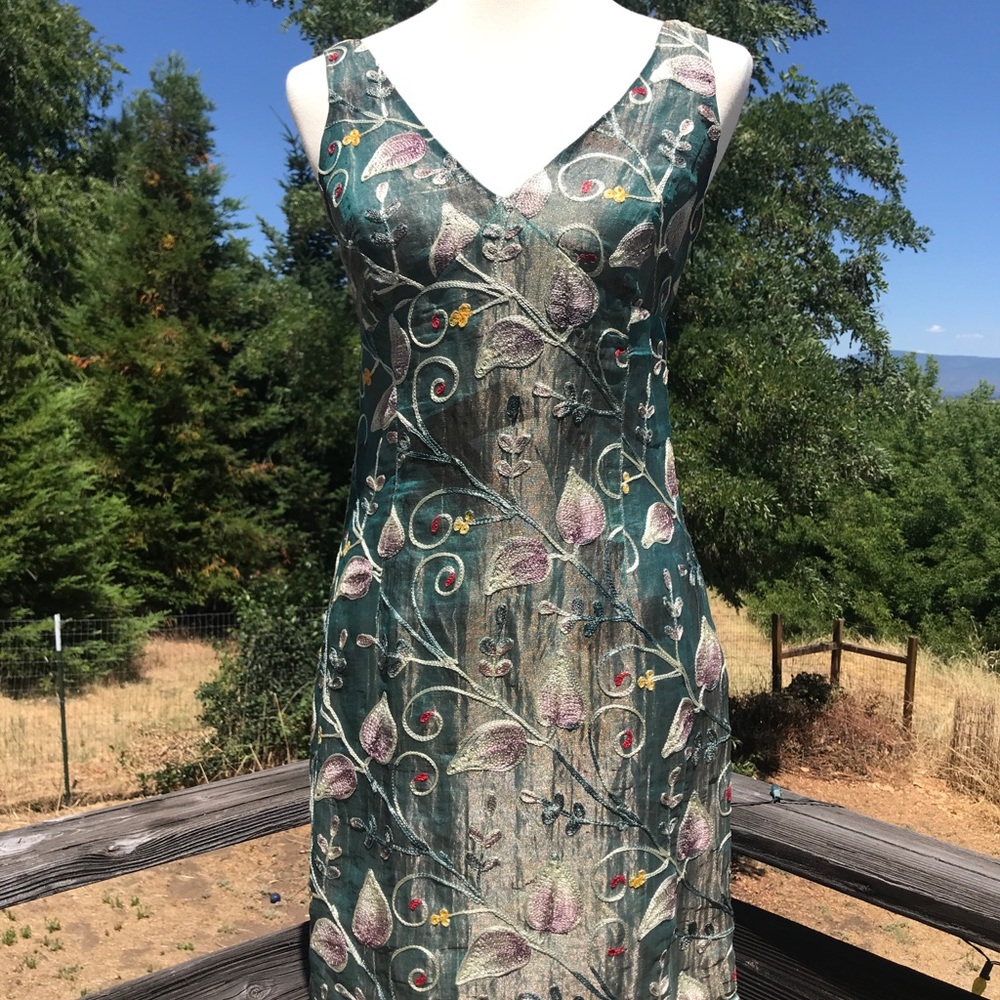 Stunning Dress from Cynthia Rowley-Silk & Metal